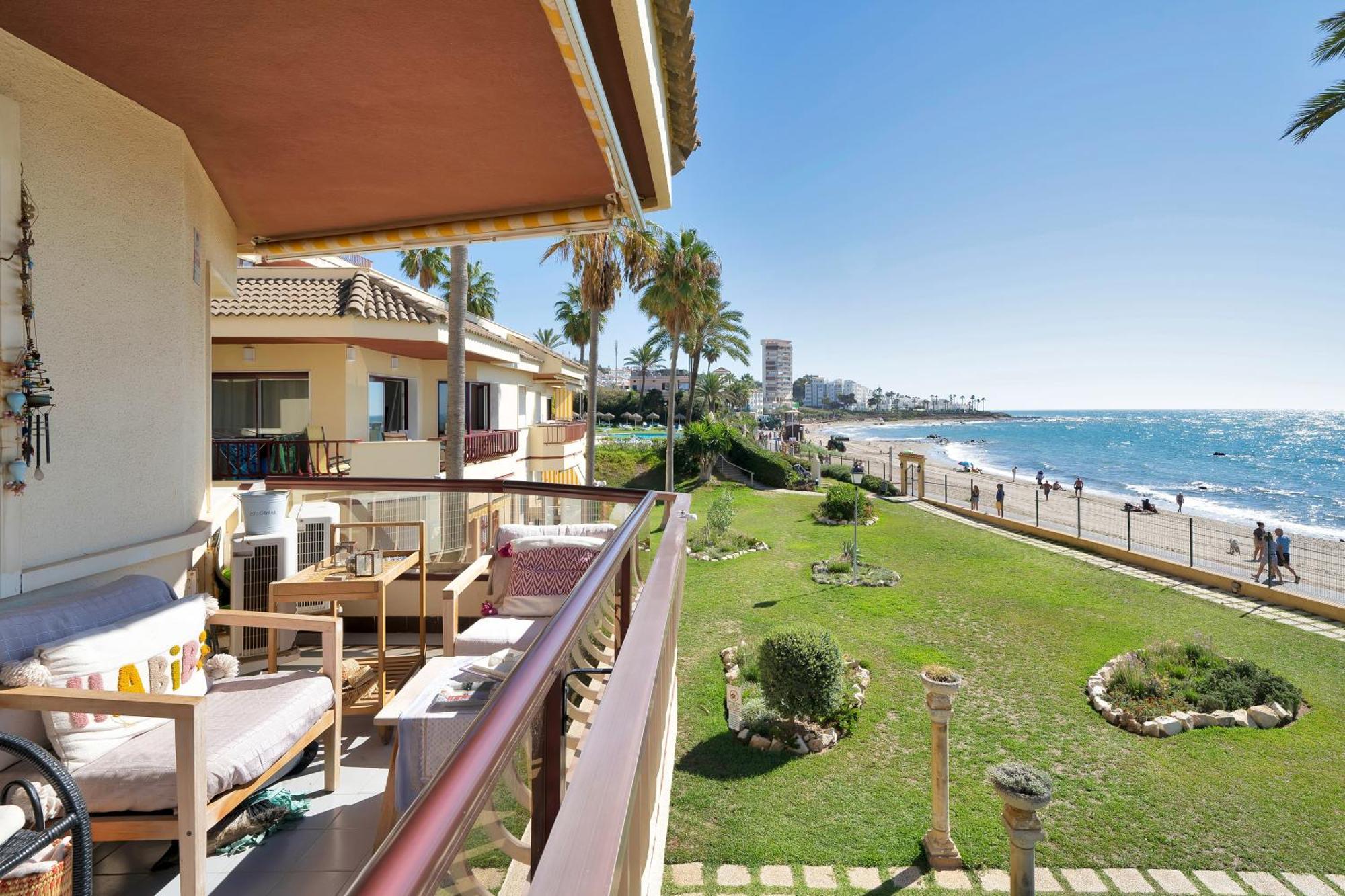 Casa Mar Apartamento Front Beach Con Wifi, Piscina, Padel Y Tenis - Lubina Del Sol Sitio de Calahonda Екстериор снимка