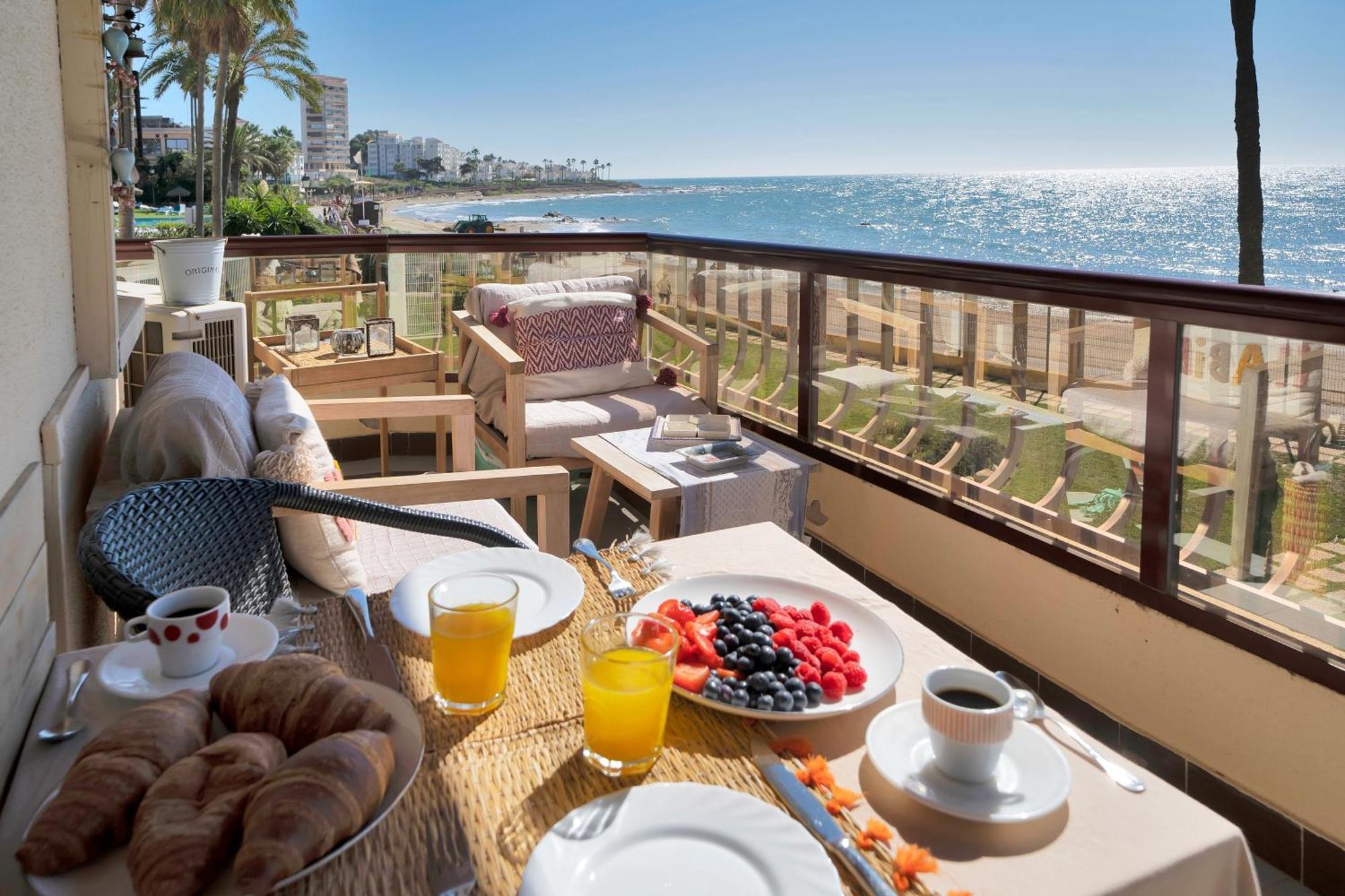 Casa Mar Apartamento Front Beach Con Wifi, Piscina, Padel Y Tenis - Lubina Del Sol Sitio de Calahonda Екстериор снимка