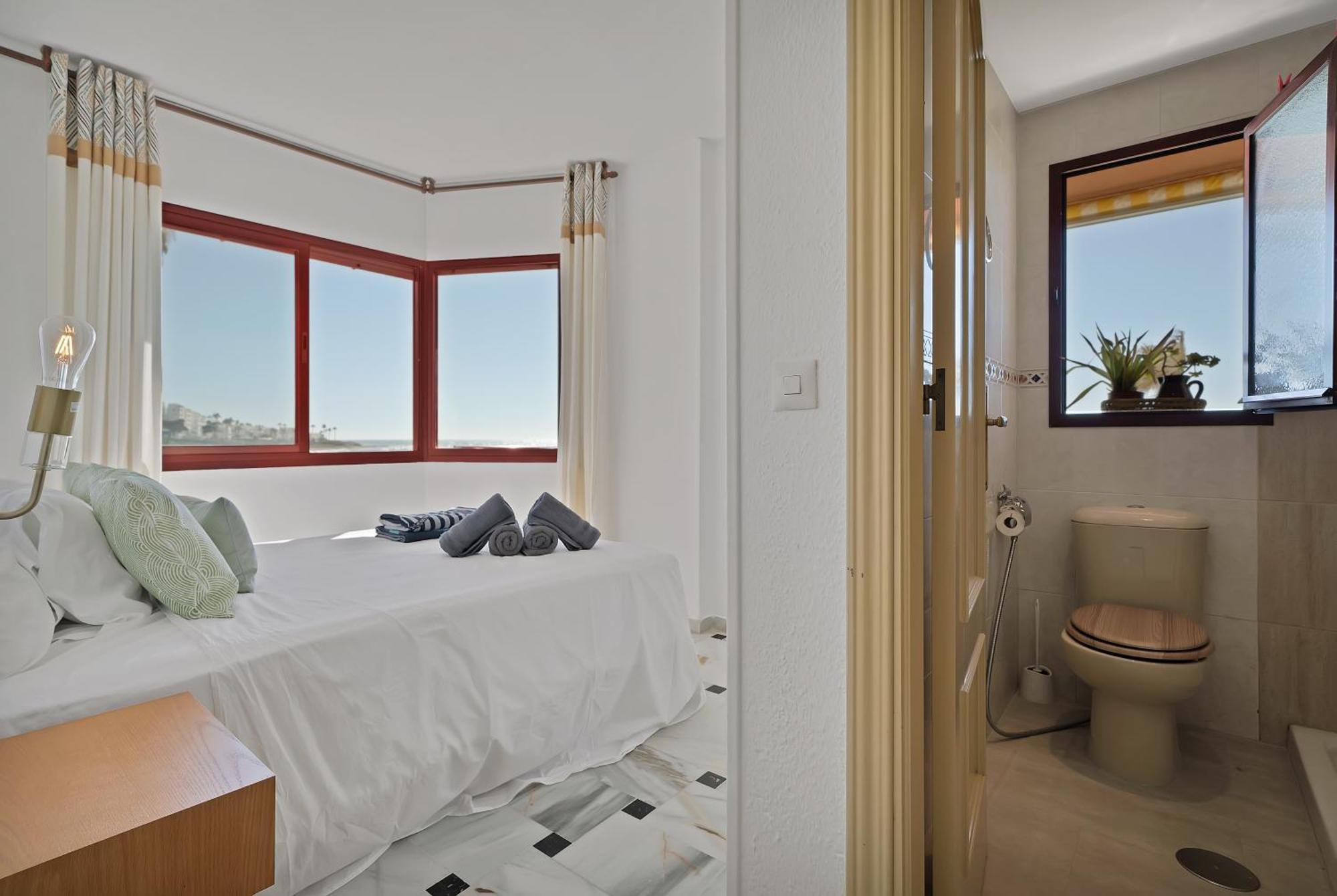Casa Mar Apartamento Front Beach Con Wifi, Piscina, Padel Y Tenis - Lubina Del Sol Sitio de Calahonda Екстериор снимка